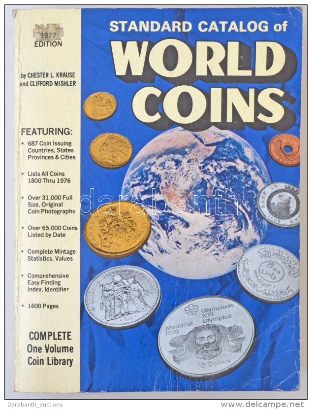 Standard Catalog Of World Coins 1800-1976, 4th Edition, Krause Publications, 1977. Haszn&aacute;lt... - Ohne Zuordnung