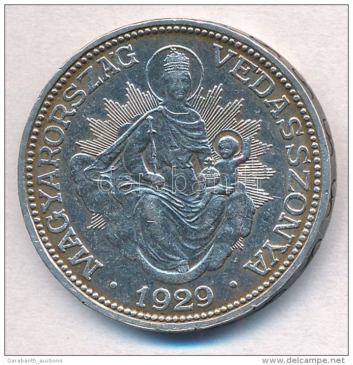 1929. 2P Ag 'Madonna' T:1-,2 Kis Patina
Adamo P7 - Non Classificati