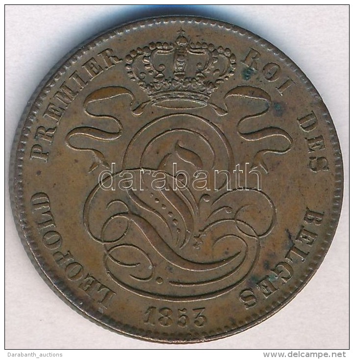 Belgium 1853. 5c Cu 'I. Lip&oacute;t' T:2 SzennyezÅ‘d&eacute;s
Belgium 1853. 5 Centimes Cu 'Leopold I' C:XF... - Ohne Zuordnung