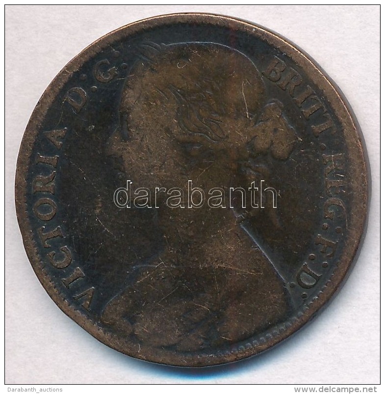 Nagy-Britannia 1861. 1p Br 'Vikt&oacute;ria' T:2-,3 &uuml;.
Great Britain 1861. 1 Penny Br 'Victoria' C:VF,F Ding - Unclassified