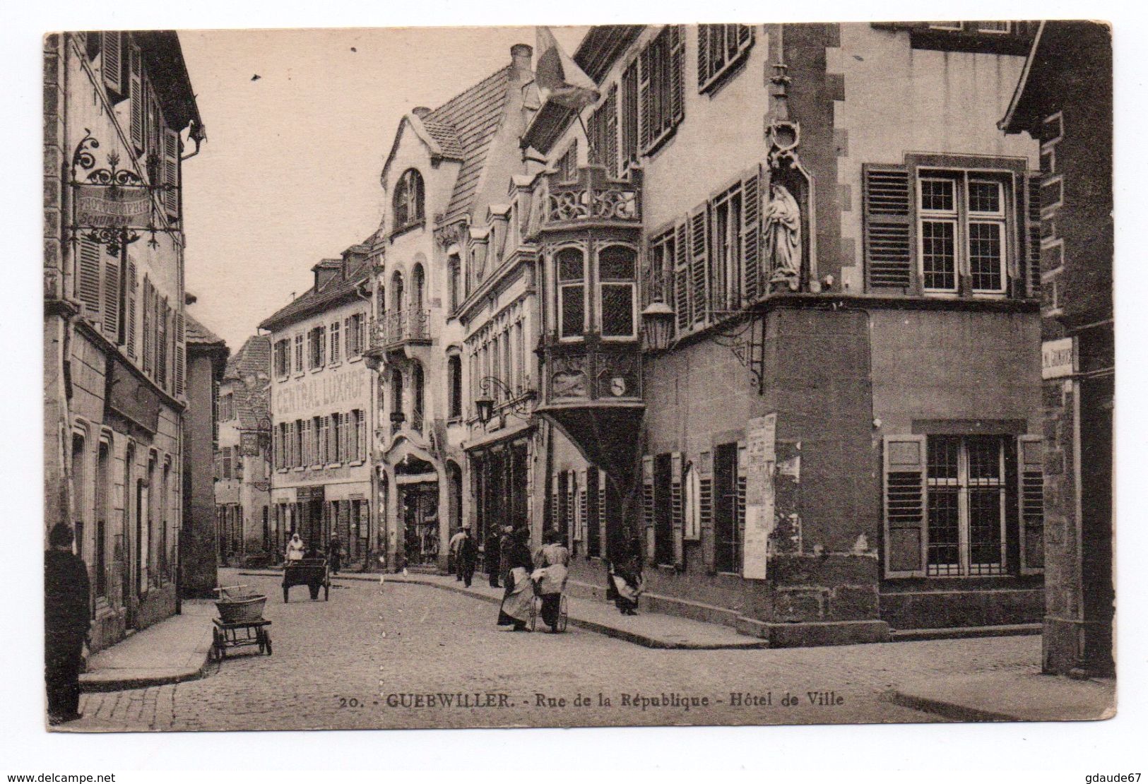 NEUF BRISACH (68) - BUREAU DE LA PLACE DU COMMANDANT - Neuf Brisach