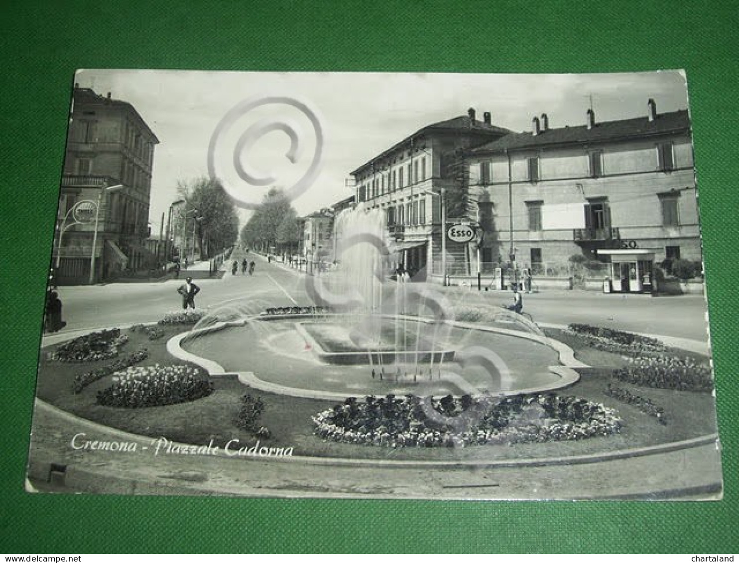 Cartolina Cremona - Piazzale Cadorna 1956 - Cremona