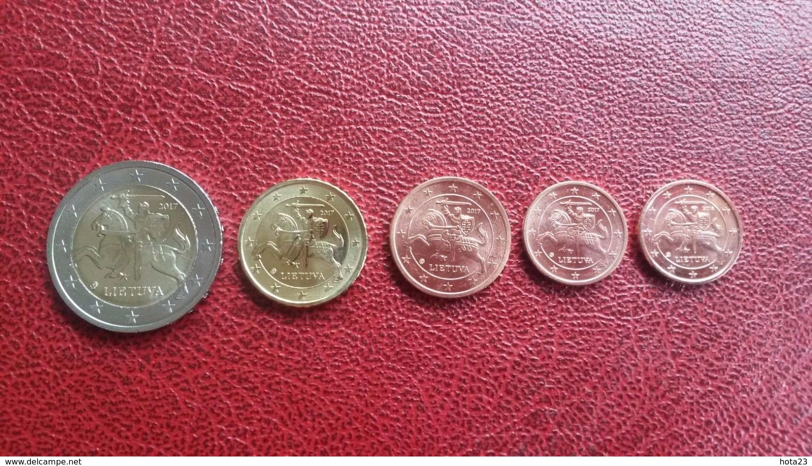 Litauen 2016 - 2017 Kursmünze 2 Euro , 10 , 2,1 Cent 2017 Und 1 Cent 2016 UNZ - Lithuania