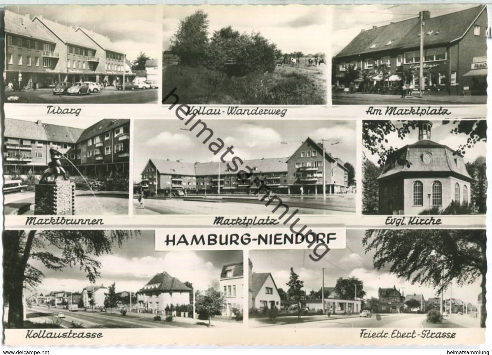 Hamburg-Niendorf - Kollaustraße - Foto-Ansichtskarte - Eimsbüttel