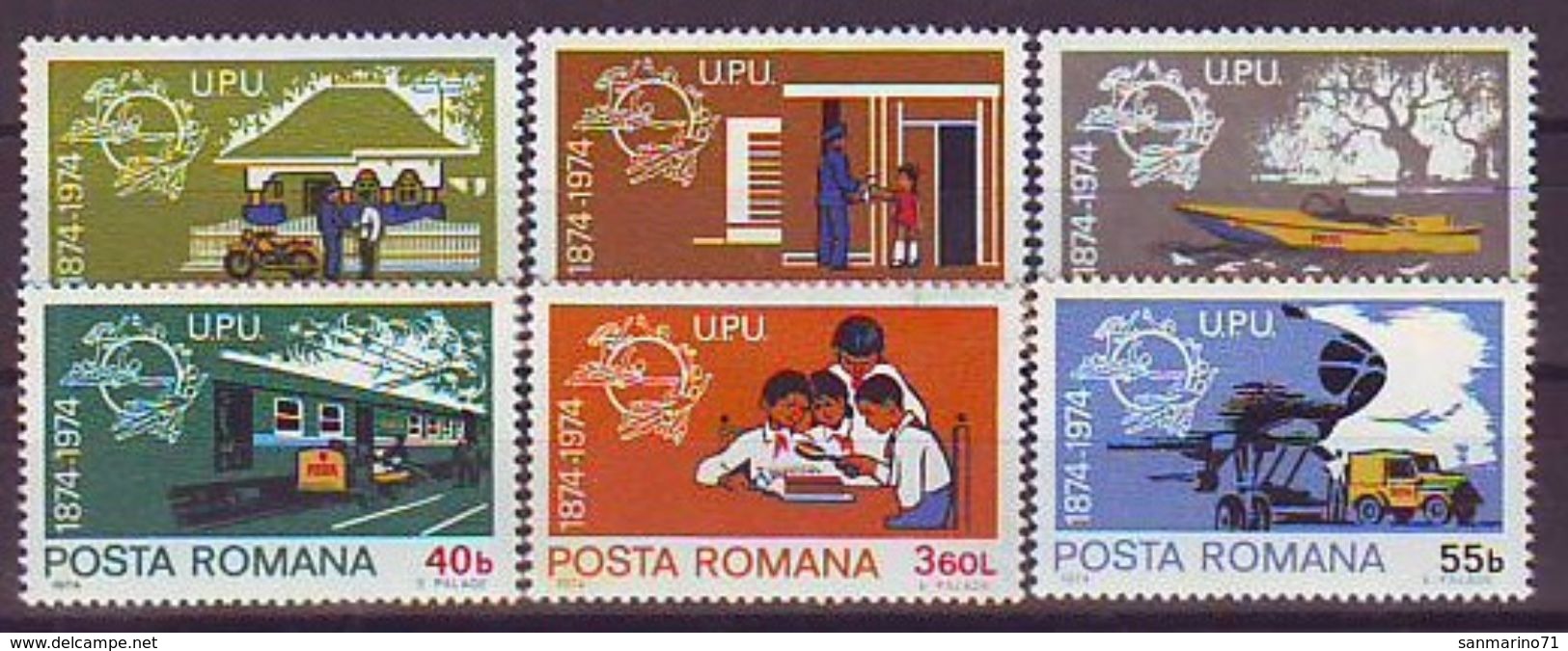 ROMANIA 3194-3199,unused,post - Post