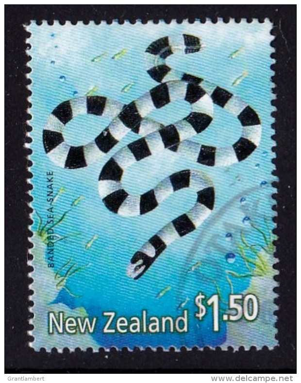 New Zealand 2001 Marine Reptiles $1.50 Banded Sea-snake Used - Used Stamps