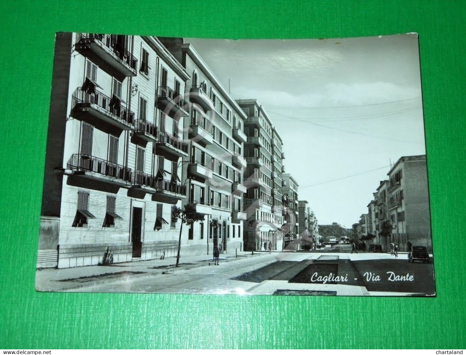 Cartolina Cagliari - Via Dante 1955 - Cagliari