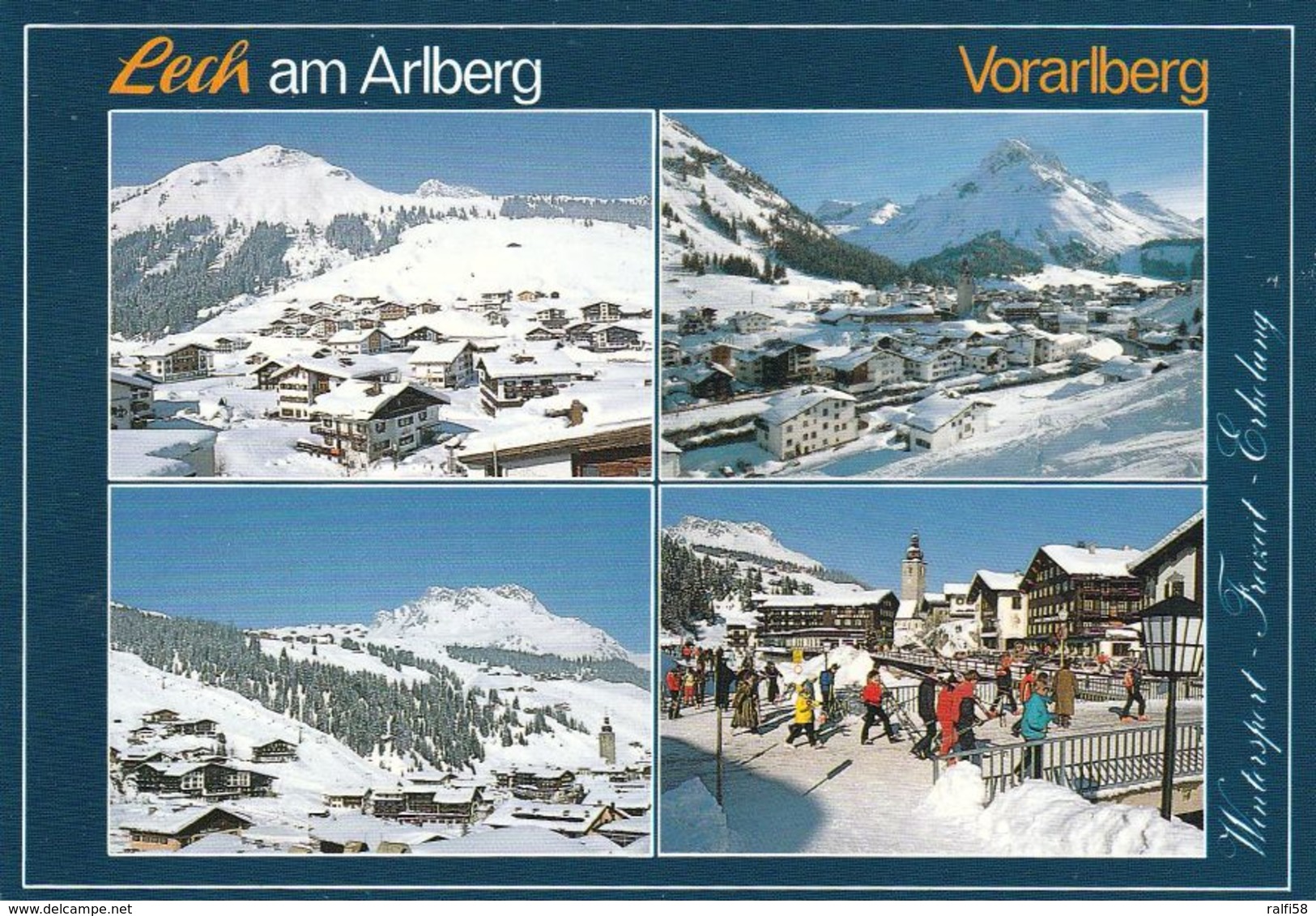 2 AK Österreich Vorarlberg * Ansichten Von Lech Am Arlberg Im Winter - Mehrbildkarten * - Lech