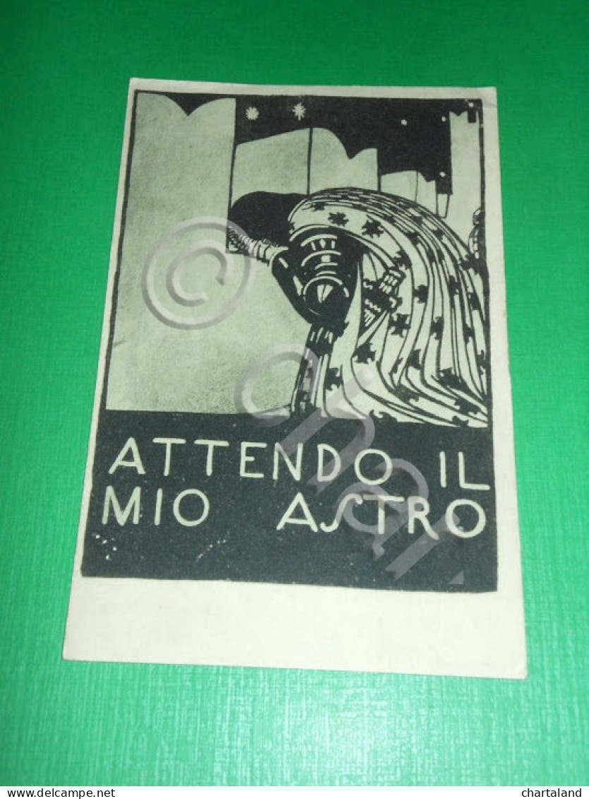 Cartolina Attendo Il Mio Astro ... 1920. - Altri & Non Classificati