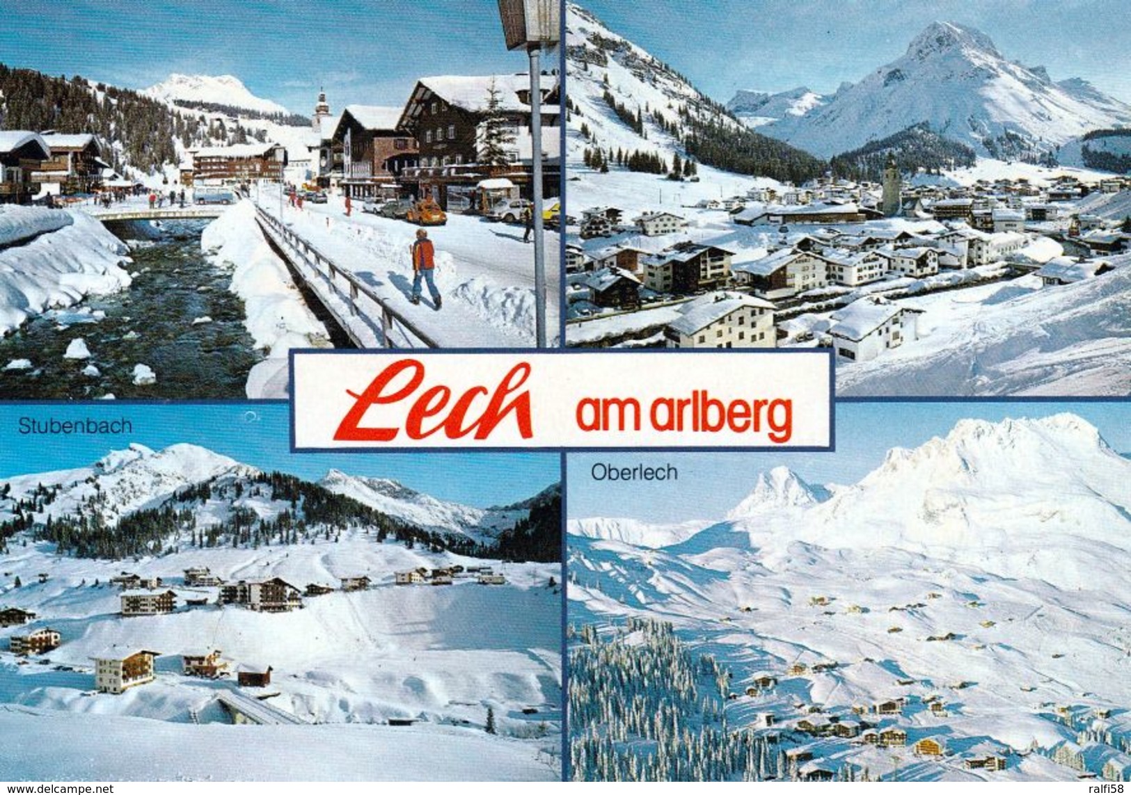 2 AK Österreich Vorarlberg * Ansichten Von Lech Am Arlberg Im Winter - Mehrbildkarten * - Lech