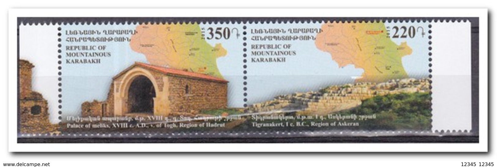 Nagorno  Karabaki 2015, Postfris MNH, HISTORICAL VISITABILITIES / COUNTRY CARD - Andere-Azië