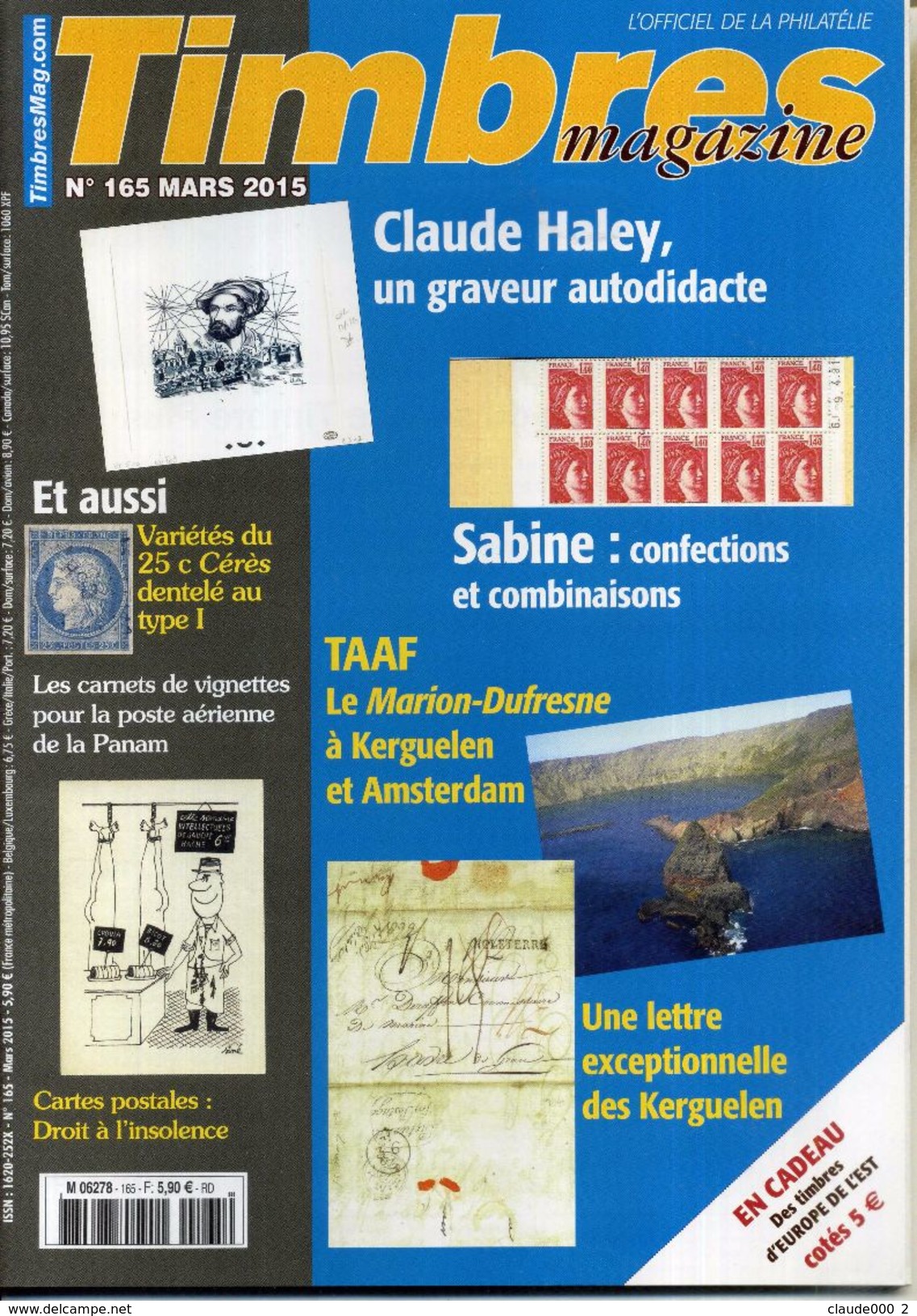 TIMBRES MAGAZINE ANNEE COMPLETE 2015 Soit 11 Numéros - Autres & Non Classés