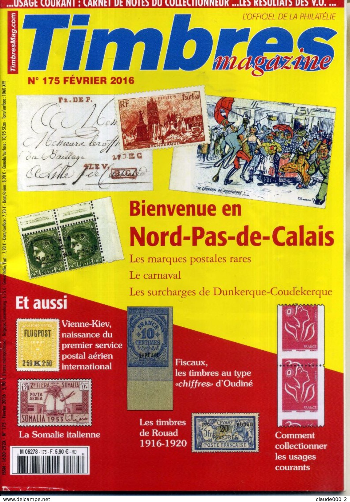 TIMBRES MAGAZINE ANNEE COMPLETE 2016 Soit 11 Numéros - Autres & Non Classés