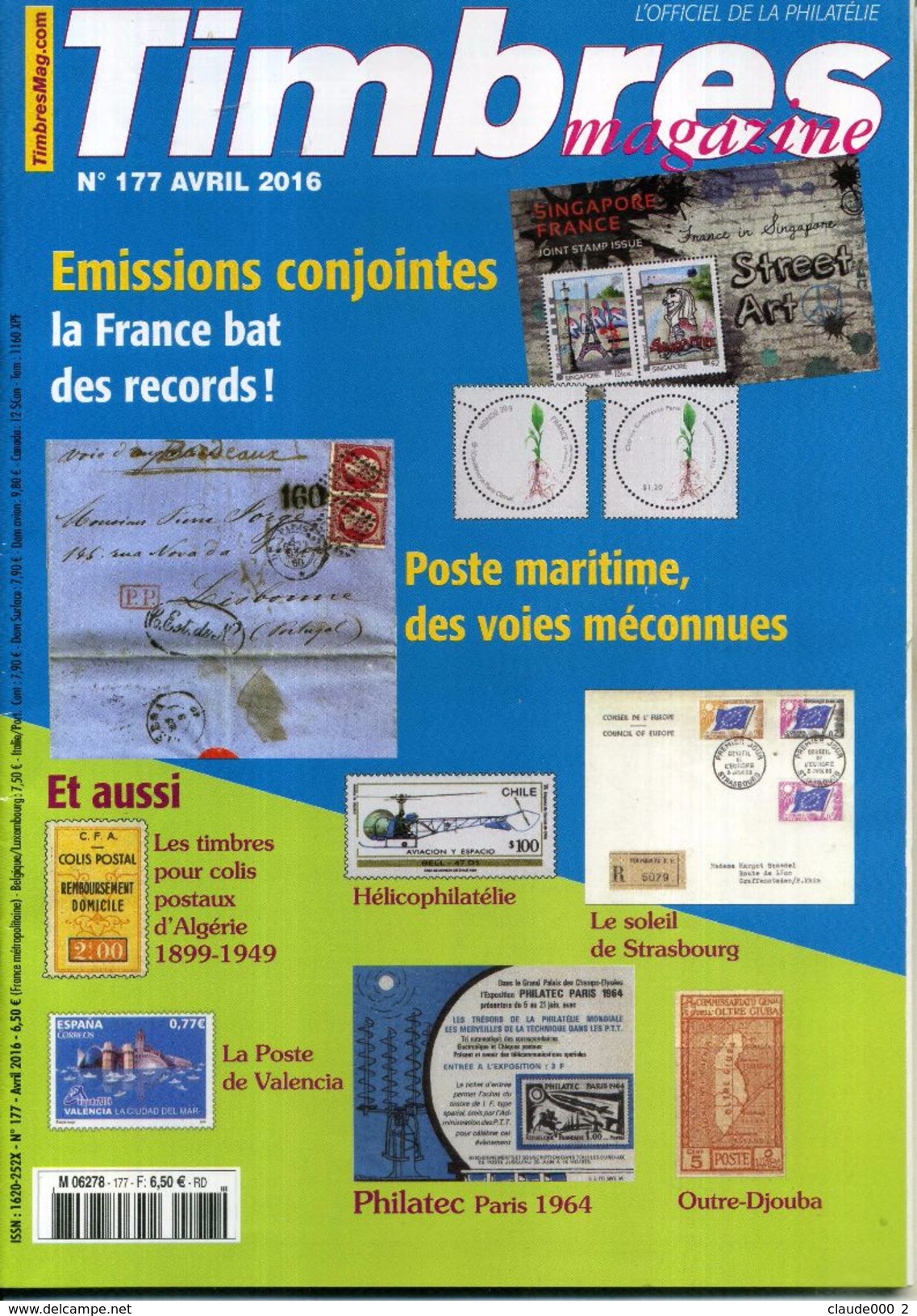 TIMBRES MAGAZINE ANNEE COMPLETE 2016 Soit 11 Numéros - Autres & Non Classés