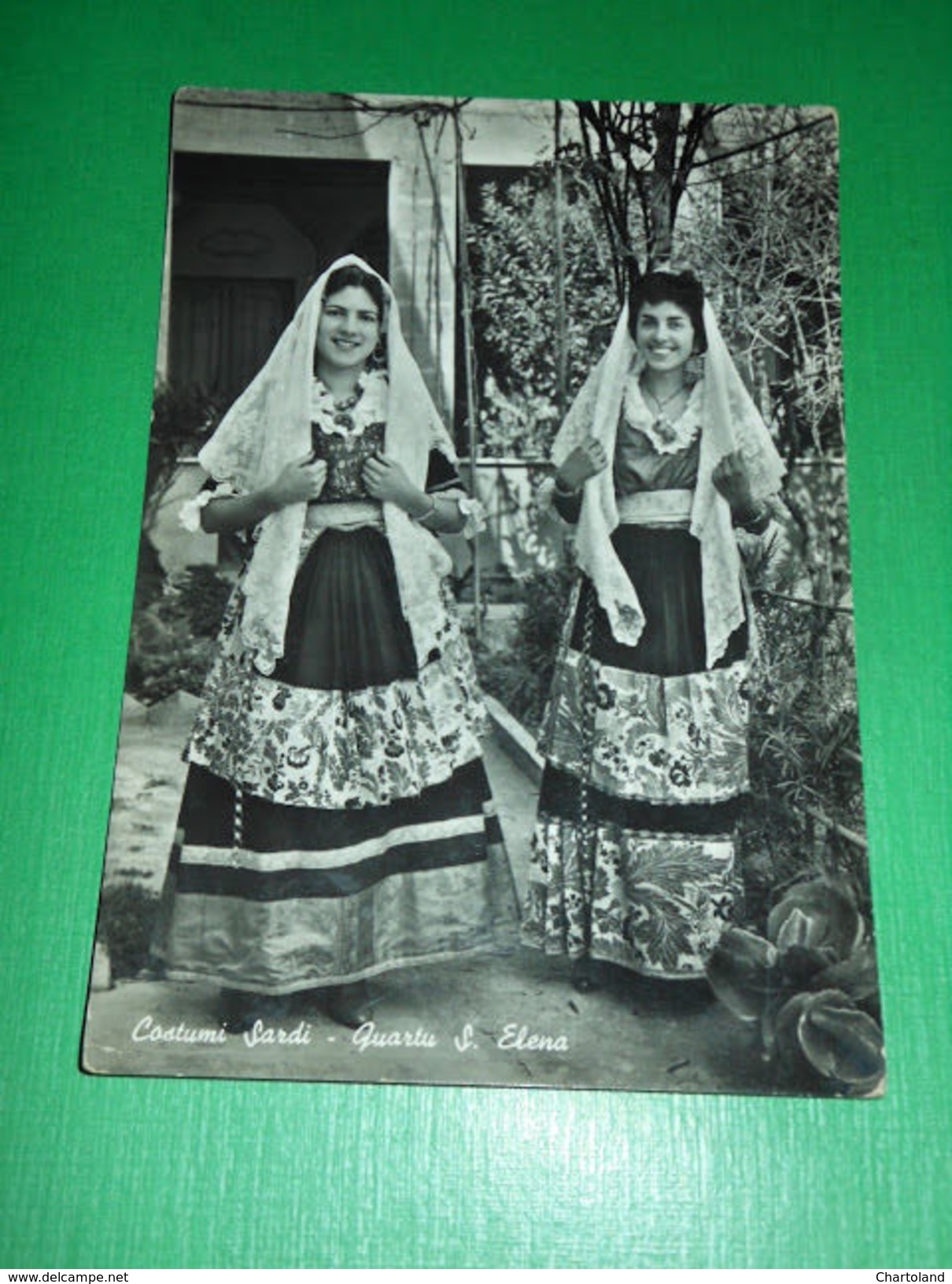 Cartolina Costumi Sardi - Quartu Sant'Elena - 1957. - Cagliari