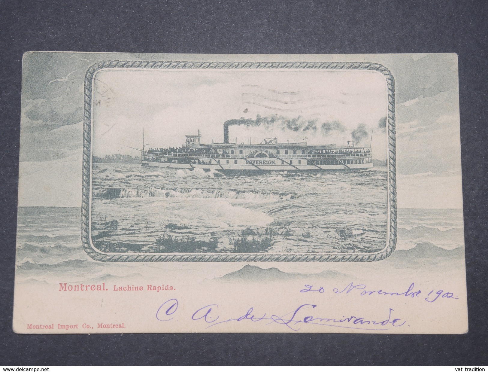 CANADA - Oblitération Mécanique De Montréal Sur Carte Postale Pour La France En 1902 - L 9496 - Covers & Documents