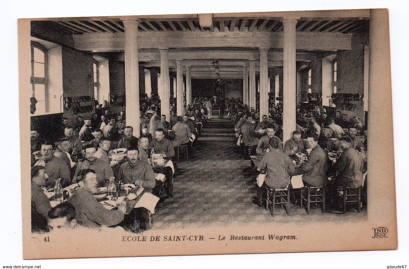 ECOLE DE SAINT CYR (78) - LE RESTAURANT WAGRAM - St. Cyr L'Ecole