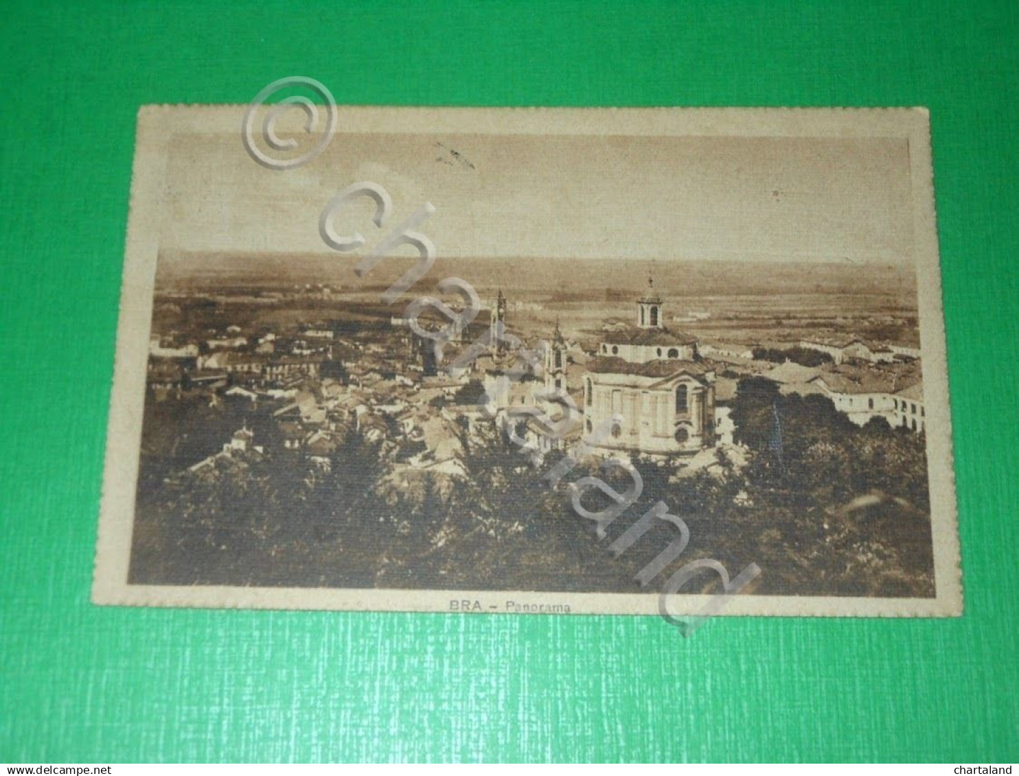 Cartolina Bra ( Cuneo ) - Panorama 1921 - Cuneo