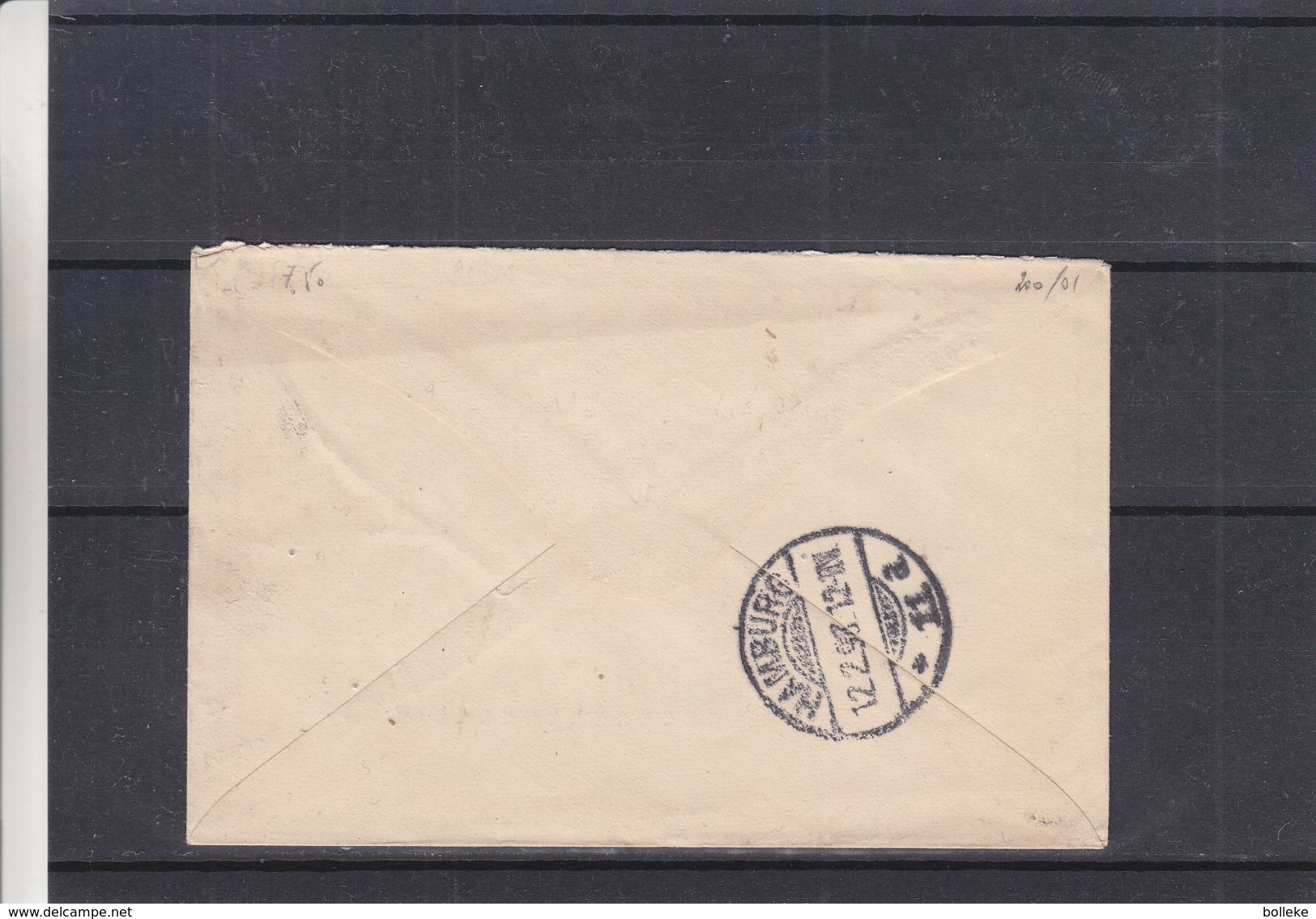 Russie - Lettre De 1898 - Entier Postal - Oblit Riga - Exp Vers Hamburg - Briefe U. Dokumente