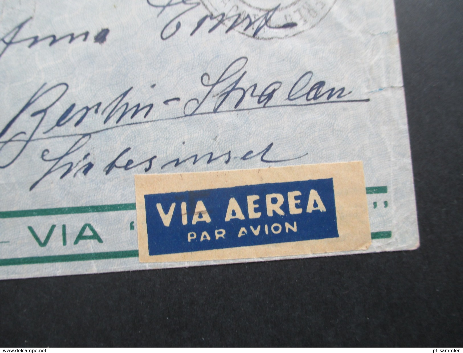 Brasilien 1935 Luftpost / Flugpost Via Condor. Nach Berlin über Paris R.P. Avion. Zeppelinpost?? - Storia Postale
