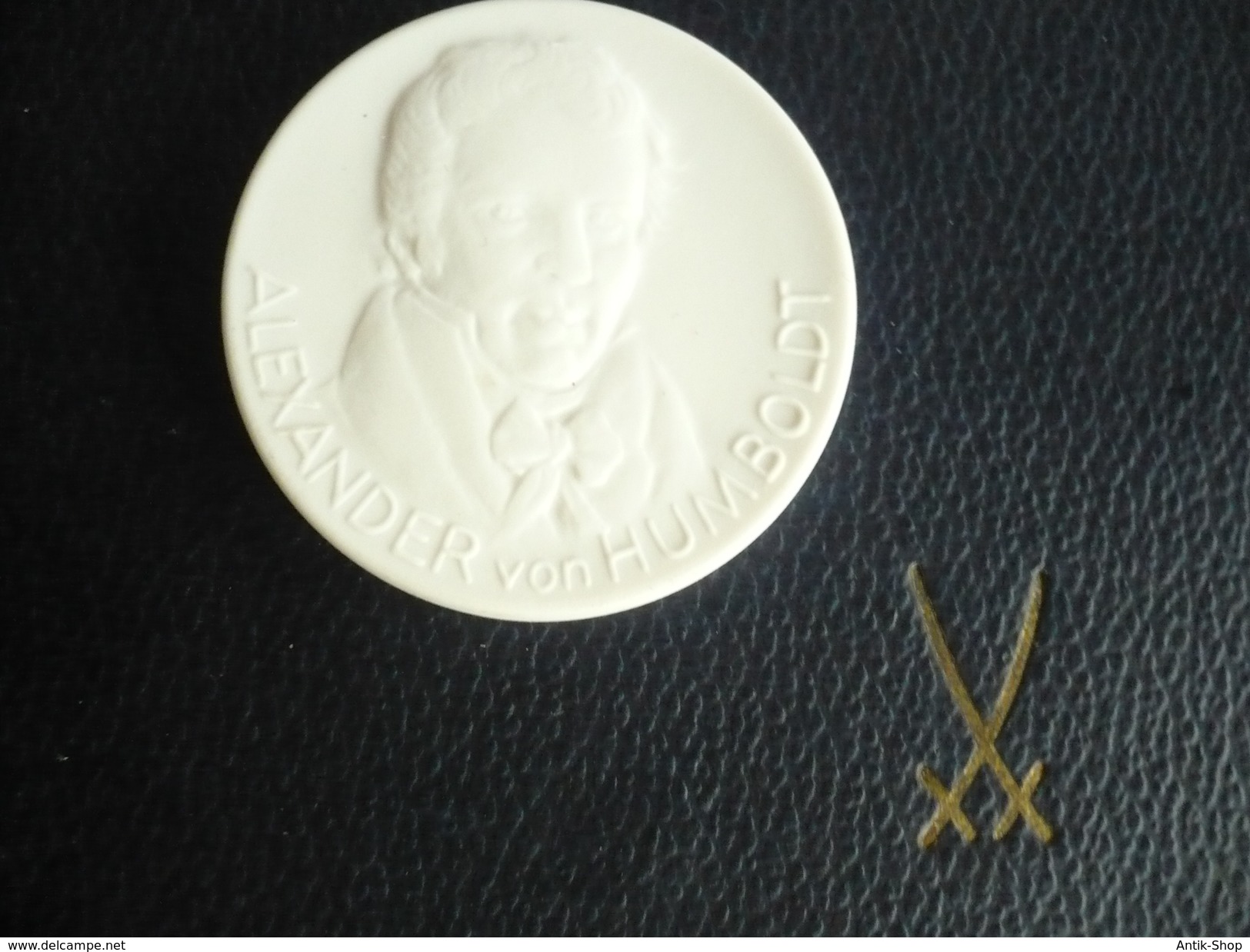 Meissen Porzellan Münze - Alexander Von Humboldt (405) Preis Reduziert - Collezioni