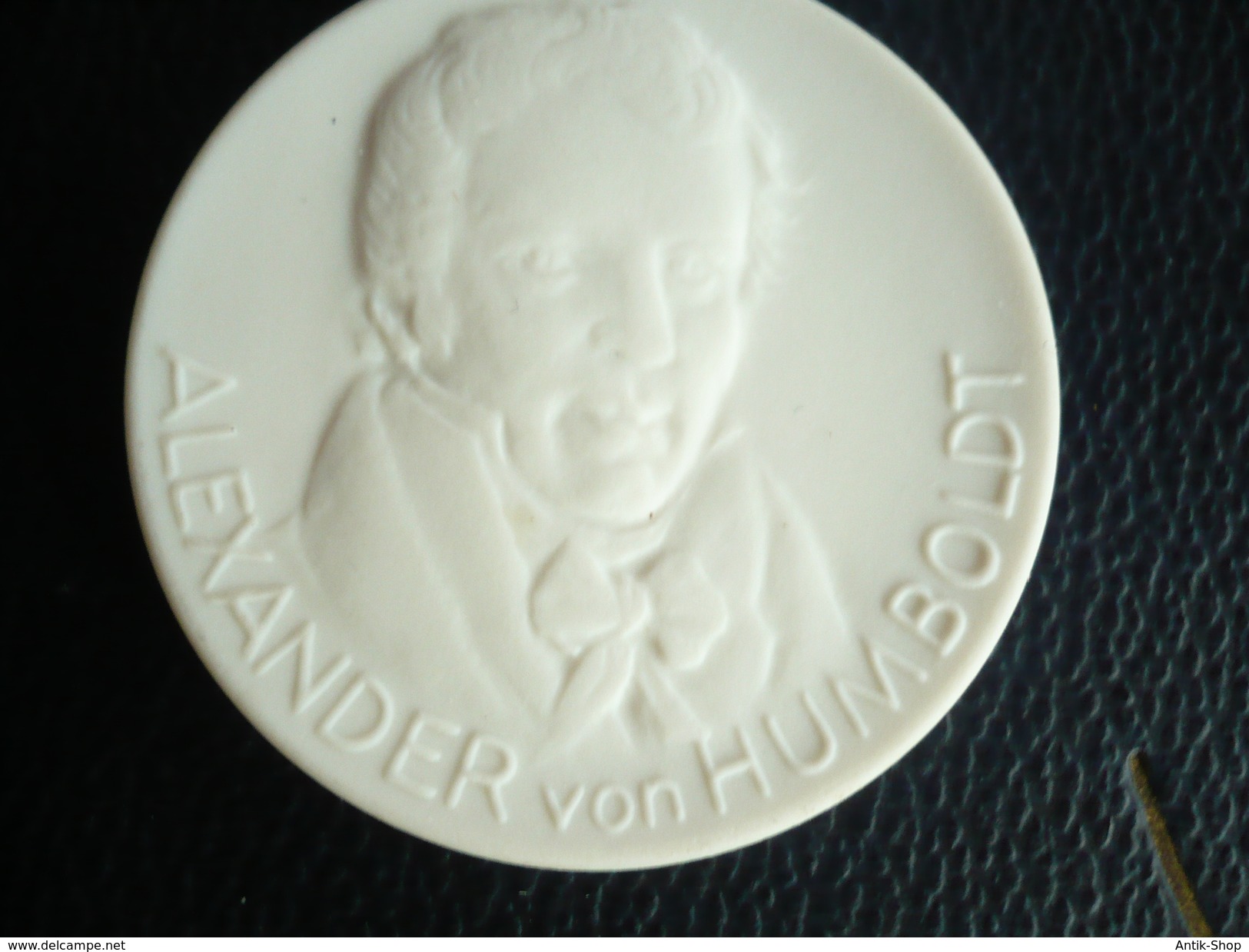 Meissen Porzellan Münze - Alexander Von Humboldt (405) Preis Reduziert - Colecciones