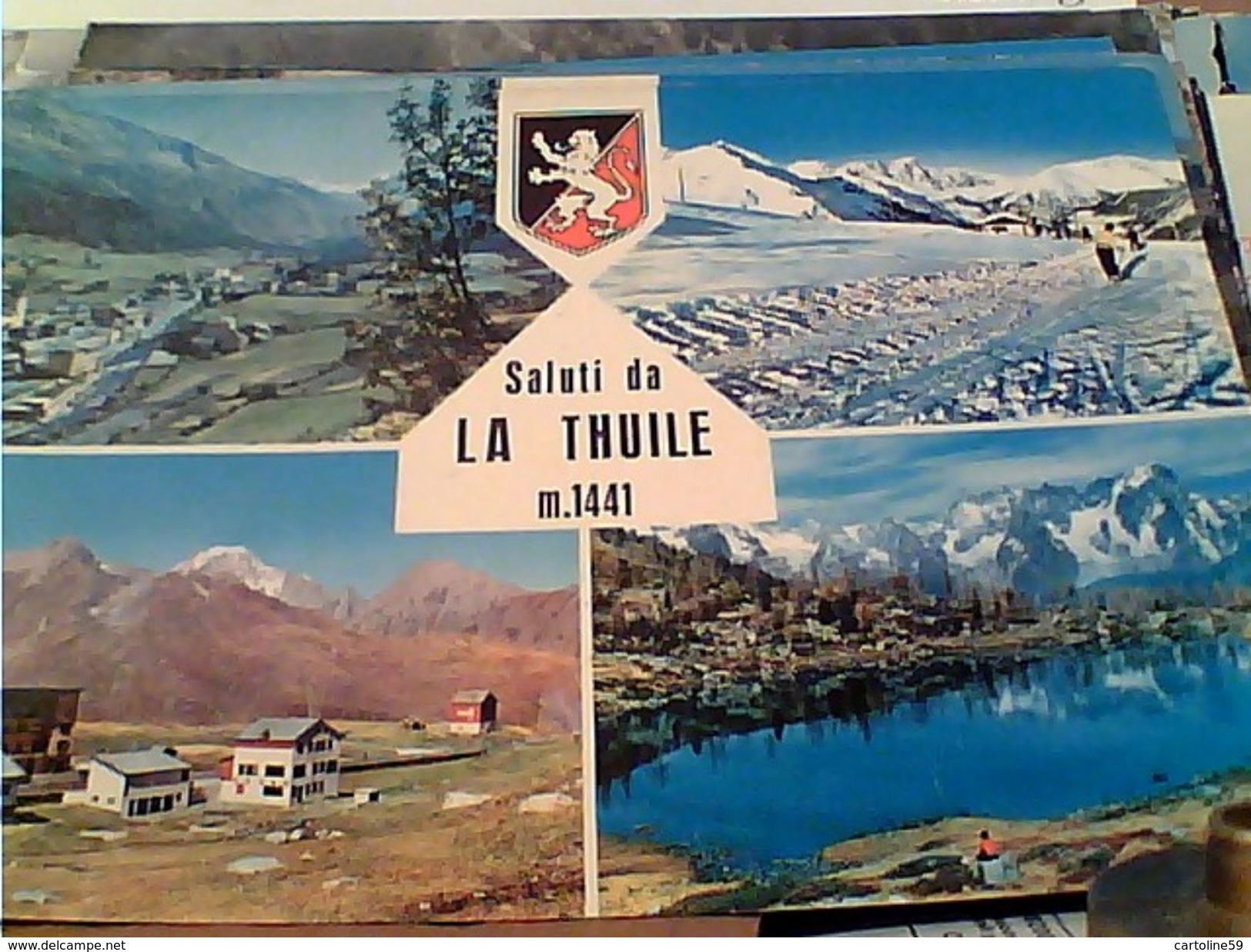 4 CARD  LA THUILE VEDUTE -AOSTA  NVB1966/85 GE14926 - Altri & Non Classificati