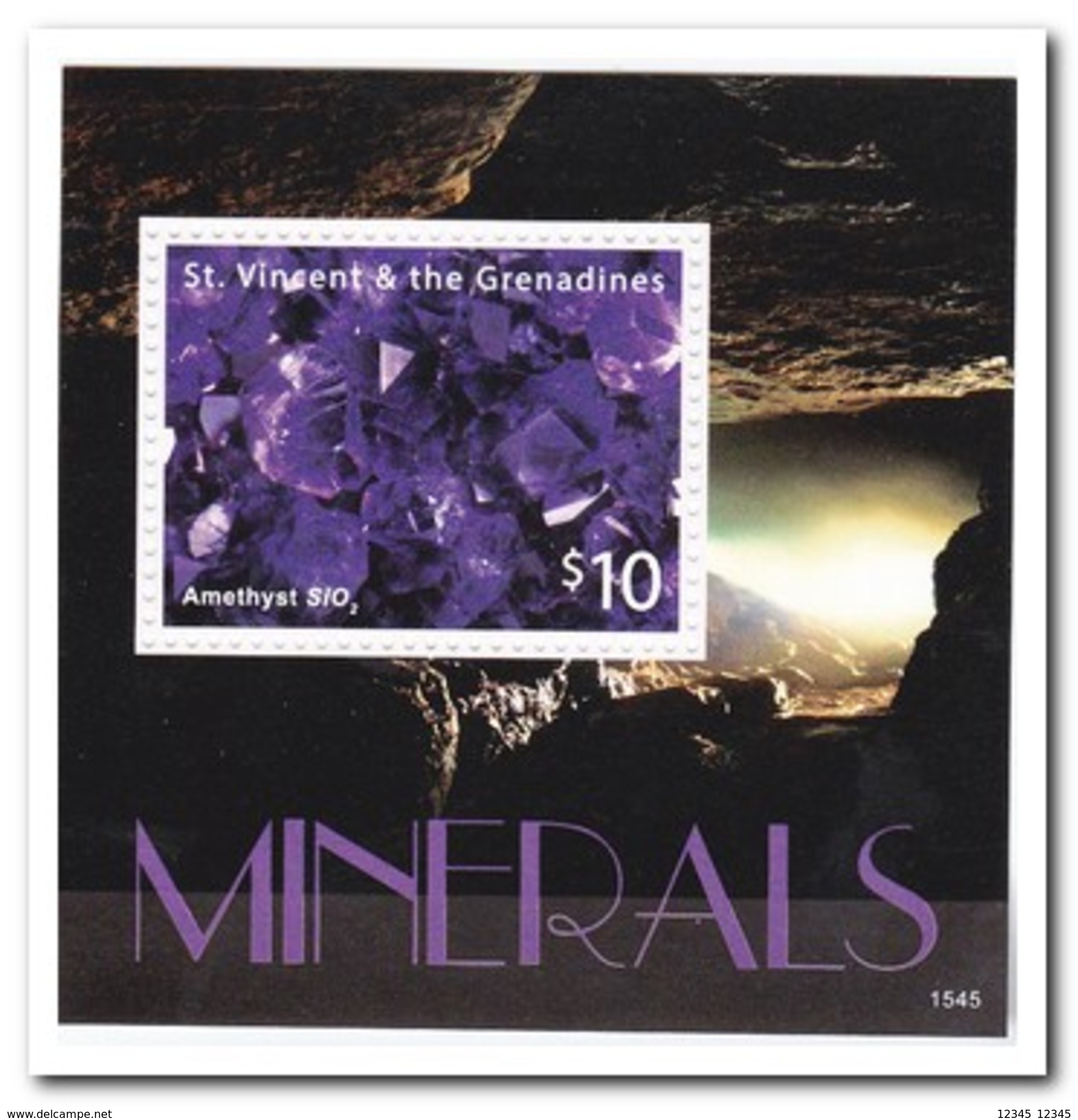 St. Vincent En De Grenadines 2015, Postfris MNH, Minerals - St.Vincent & Grenadines