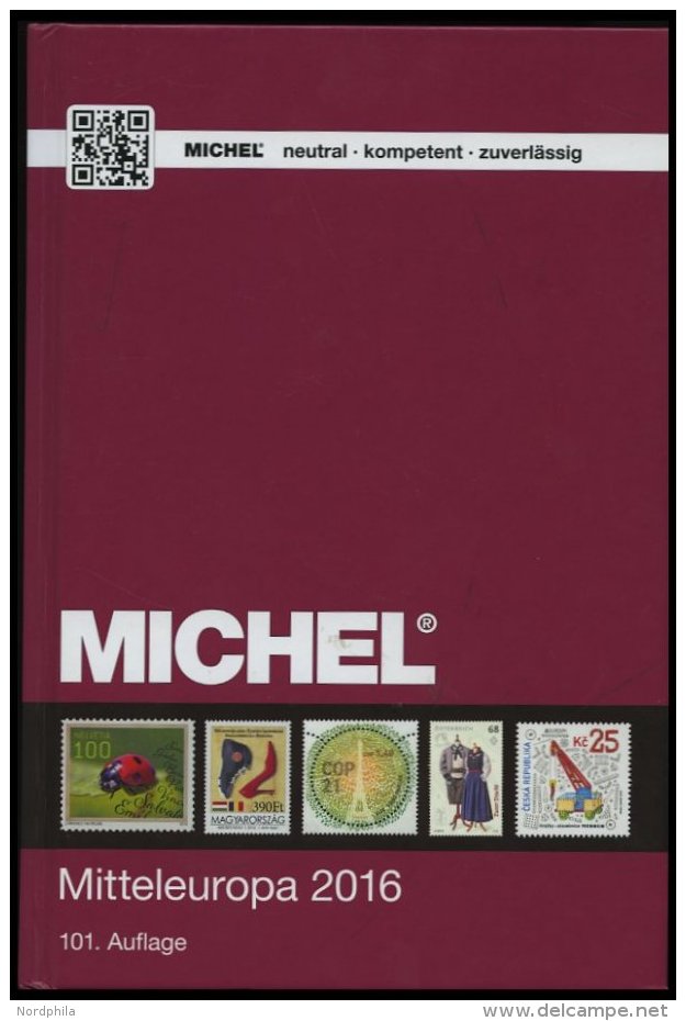 PHIL. KATALOGE Michel: Mitteleuropa Katalog 2016, Band 1, Alter Verkaufspreis: EUR 68.- - Philatelie Und Postgeschichte