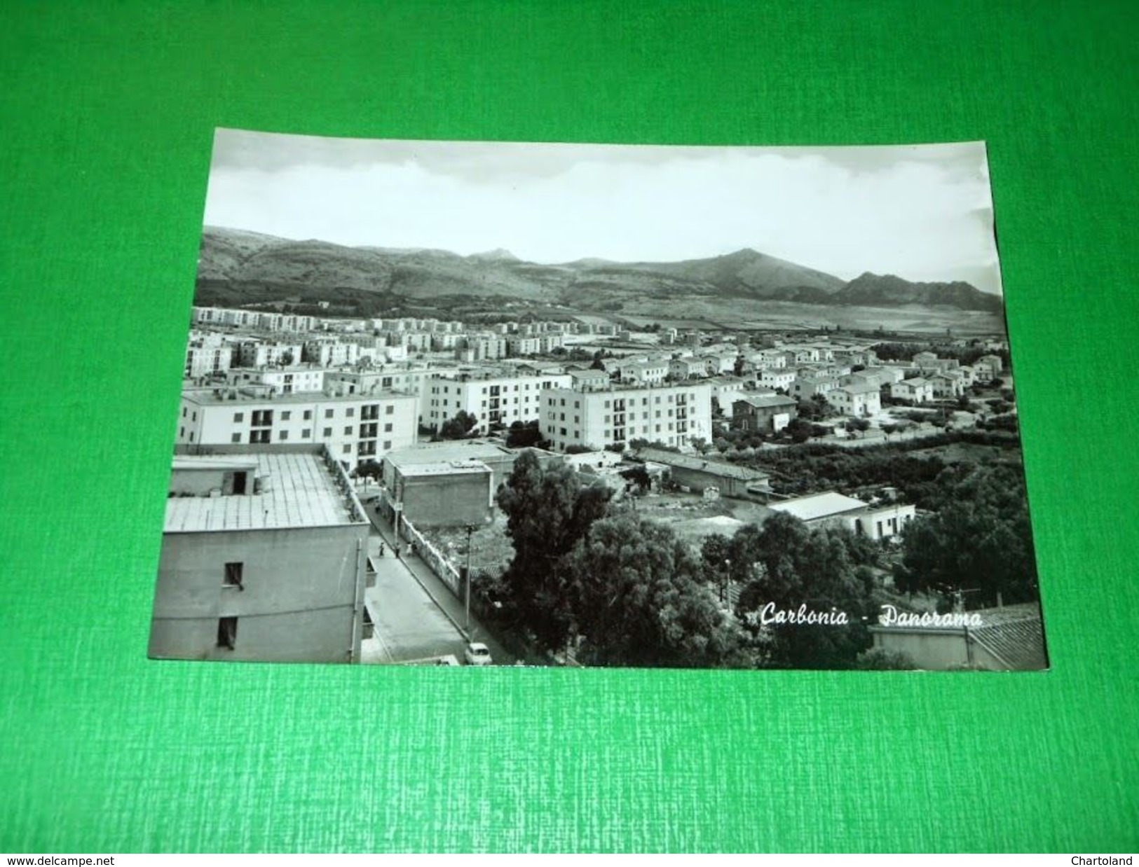 Cartolina Carbonia - Panorama 1960 Ca #2 - Cagliari