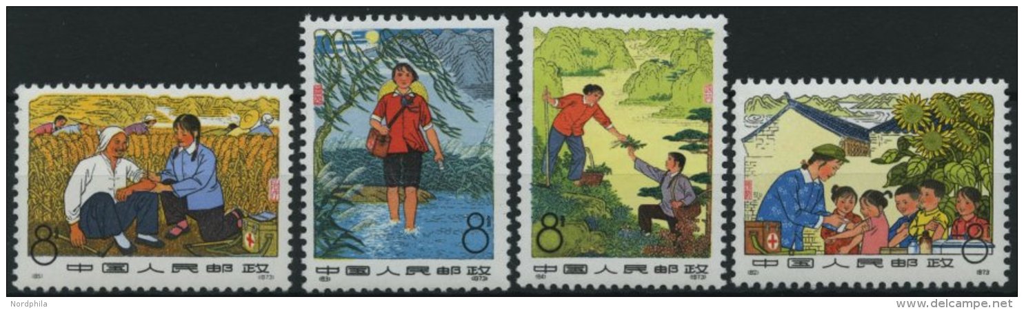 CHINA - VOLKSREPUBLIK 1198-1201 **, 1974, Land&auml;rzte, Prachtsatz, Mi. 70.- - Sonstige & Ohne Zuordnung