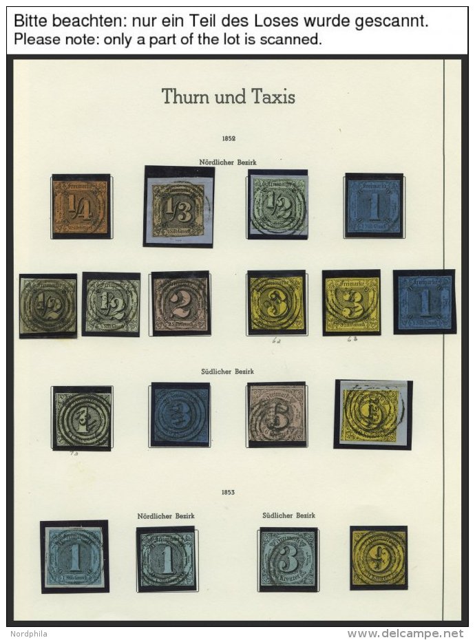 SAMMLUNGEN, LOTS O, *, 1855-1941, Alter Sammlungsteil Auf Seiten, Etwas Unterschiedlich, Mi. Ca. 850.- - Sammlungen