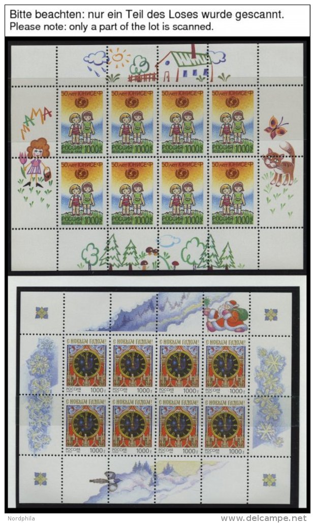 SAMMLUNGEN, LOTS **, Komplette Postfrische Sammlung Russland Von 1996-2001 Im Album Mit Diversen Kleinbogen Und Zusammen - Colecciones