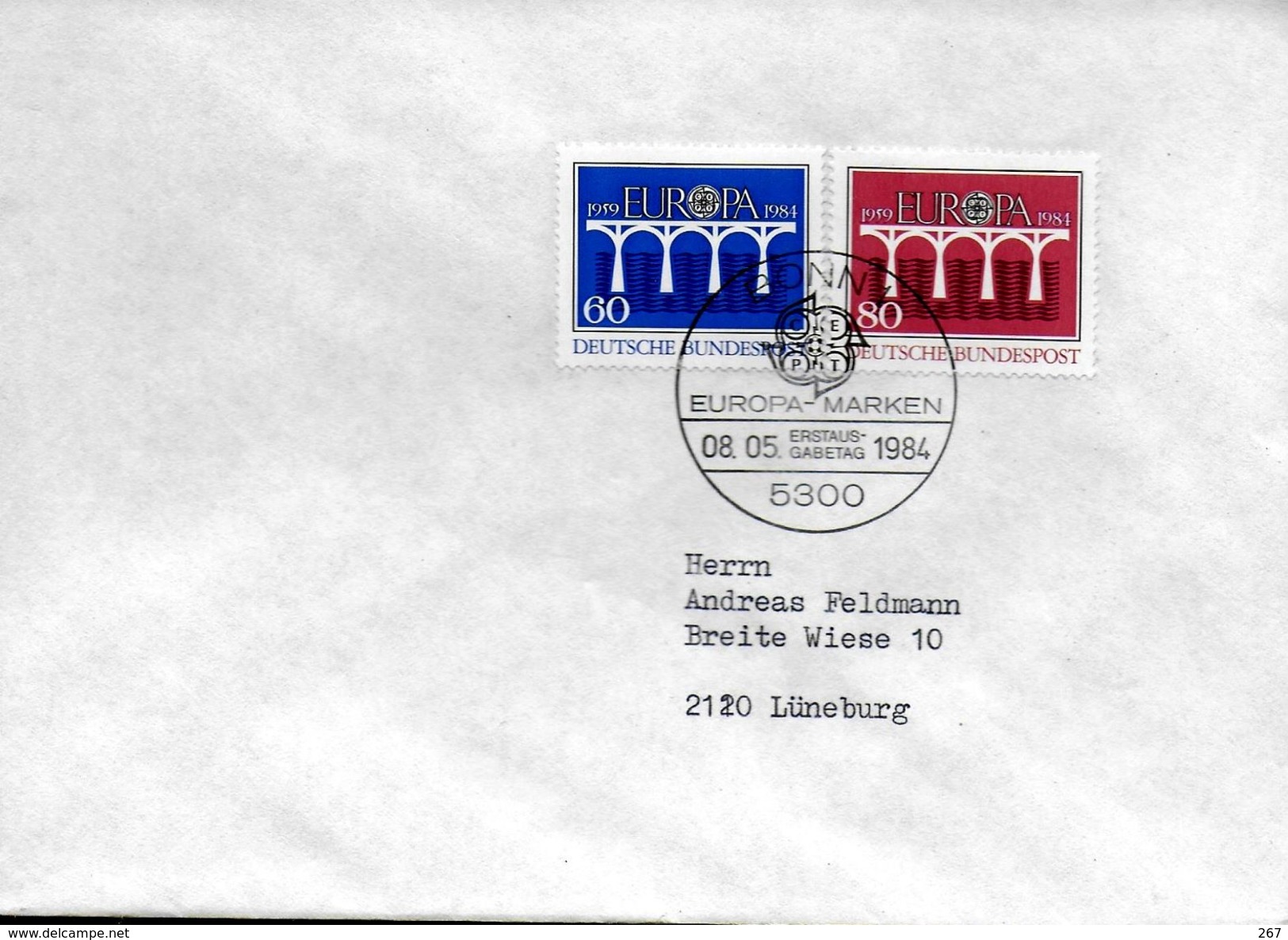 ALLEMAGNE   FDC  1984 Europa - 1984