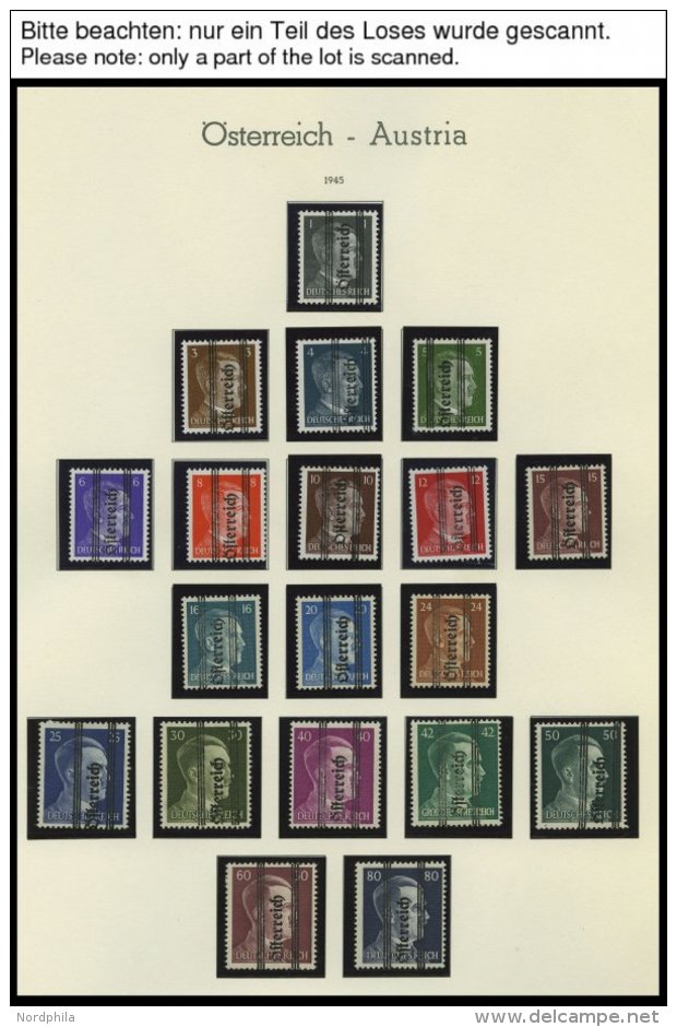 SAMMLUNGEN **, Komplette Postfrische Sammlung &Ouml;sterreich Von 1945 (ab Mi.Nr. 660) Bis 1993 In 2 Leuchtturm Alben Mi - Sammlungen