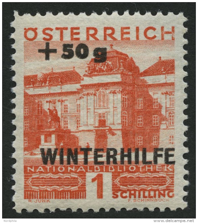 STERREICH 566 **, 1933, 1 S. Winterhilfe, Pracht, Mi. 95.- - Otros & Sin Clasificación