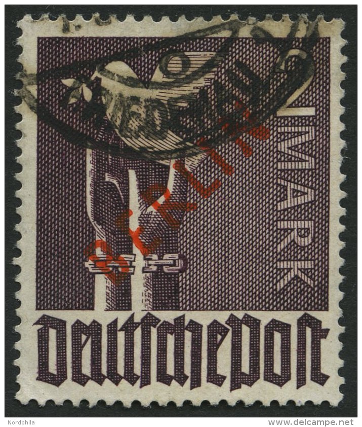 BERLIN 34 O, 1949, 2 M. Rotaufdruck, Feinst (kleine Helle Stelle Und Bugspur), Gepr. Schlegel, Mi. 280.- - Gebraucht