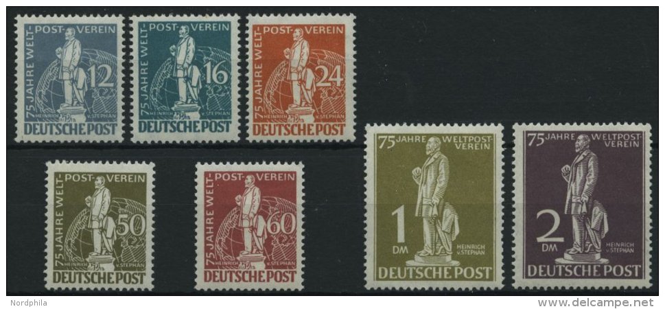 BERLIN 35-41 **, 1949, Stephan, Normale Z&auml;hnung, Prachtsatz, Mi. 750.- - Usados