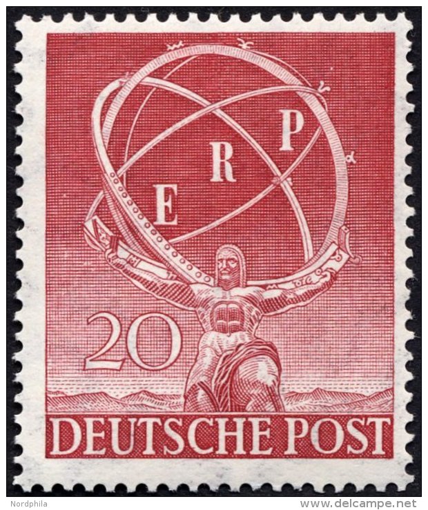 BERLIN 71 **, 1950, 20 Pf. ERP, Pracht, Mi. 100.- - Usados