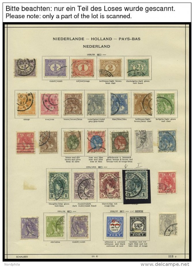 SAMMLUNGEN, LOTS O,* , Reichhaltige Restpartie Von 1898-1941 Mit Noch Einigen Mittleren Werten, Besichtigen! - Collections