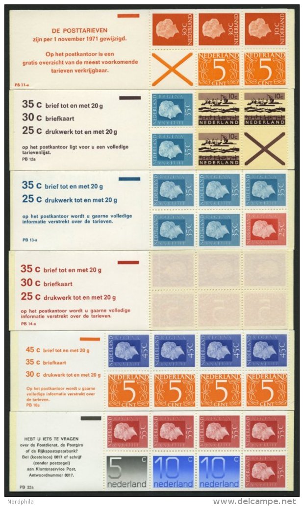 ZUSAMMENDRUCKE MH 11,13-15 **, 1973, 4 Verschiedene Markenheftchen, Mi. 131.- - Markenheftchen Und Rollen