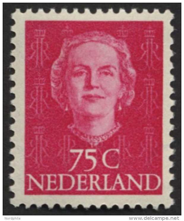 NIEDERLANDE 582 **, 1951, 75 C. Rot, Pracht, Mi. 110.- - Netherlands
