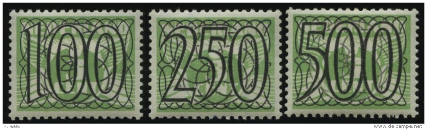 NIEDERLANDE 372-74 *, 1940, 100-500 C. Fliegende Taube, Falzrest, 3 Prachtwerte - Otros & Sin Clasificación