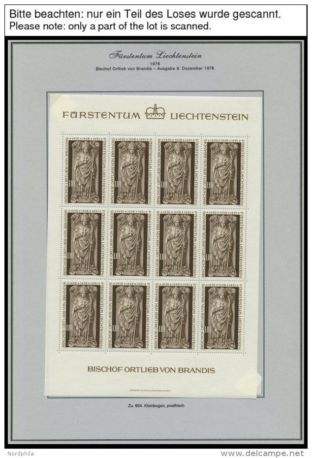 LOTS **, 1976-95, 12 Verschiedene Kleinbogen, Pracht, Mi. 253.- - Sammlungen