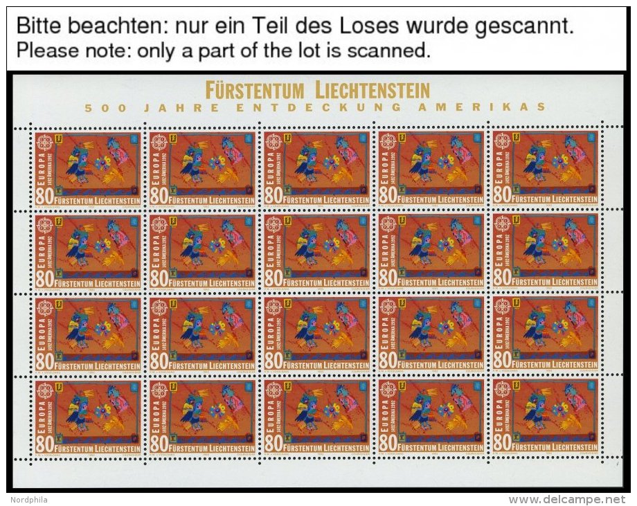 SAMMLUNGEN, LOTS KB **, 1973-94, Europa, Alle 22 Kleinbogens&auml;tze Komplett, Pracht - Sammlungen