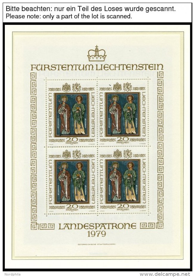 SAMMLUNGEN, LOTS KB **, Komplette Postfrische Sammlung Kleinbogen Und Kleinbogens&auml;tze Von 1979-83 In 2 Borek Falzlo - Lotes/Colecciones