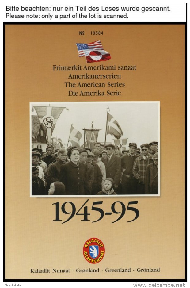 GR&Ouml;NLAND - D&Auml;NISCHE POST **, Bis Auf 2 Werte Komplette Postfrische Sammlung Gr&ouml;nland Von 1989-97 Im KA-BE - Sonstige & Ohne Zuordnung