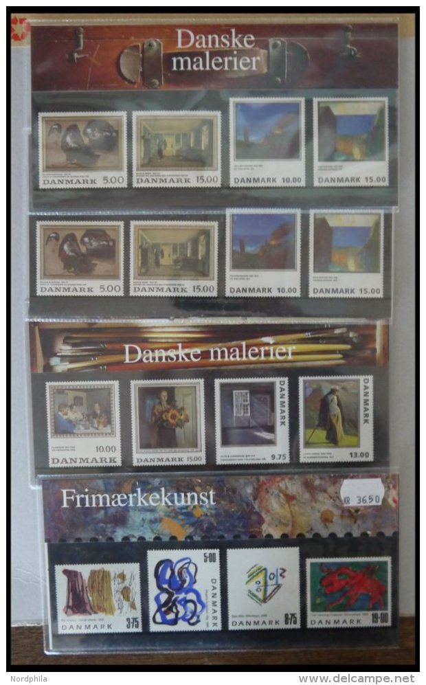 D&Auml;NEMARK ** , 1994-98, Gem&auml;lde VII - X Und Zeitgen&ouml;ssische Kunst V In 3 Verschiedenen Geschenkheften, Pra - Otros & Sin Clasificación