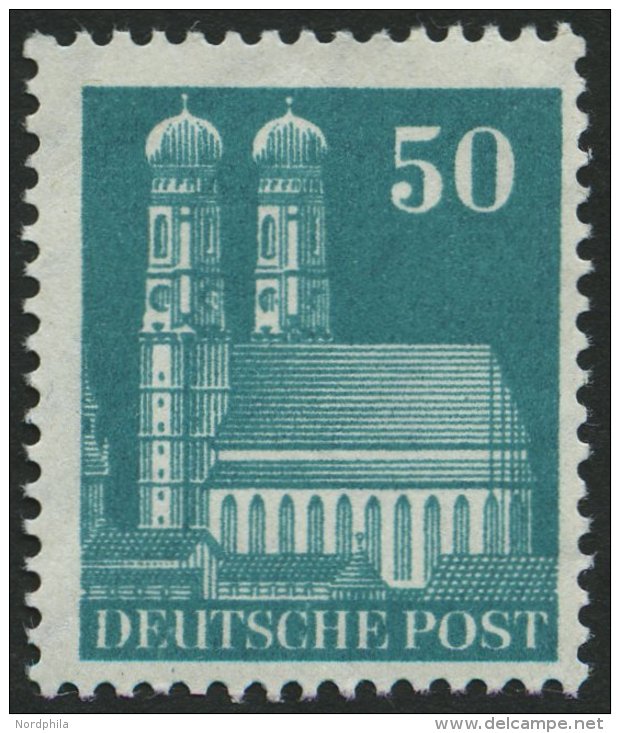 AMERIK. U. BRITISCHE ZONE 92eg **, 1948, 50 Pf. Eng Gez&auml;hnt, Feinst (etwas B&uuml;gig), Mi. 170.- - Otros & Sin Clasificación