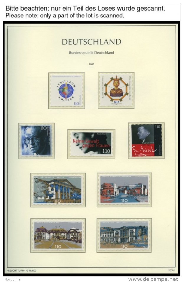 SAMMLUNGEN **, 2000-2012, Komplette Postfrische Prachtsammlung Im Leuchtturm Falzlosalbum - Autres & Non Classés